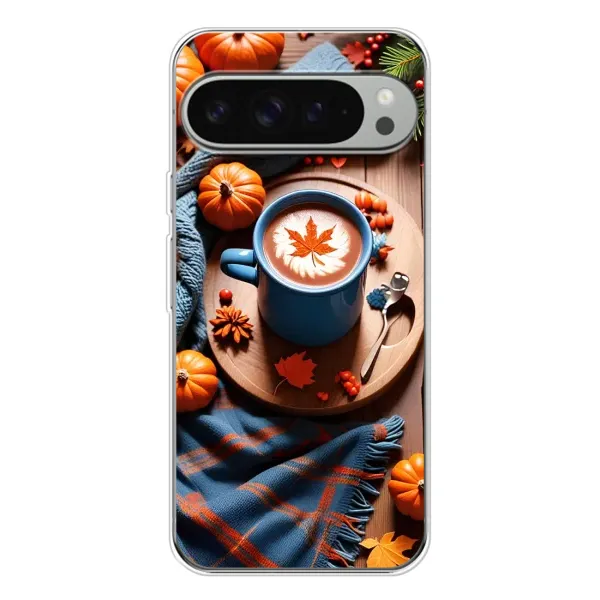 Чехол с принтом «Кофе и тыковки» для Google Pixel 10 Pro XL