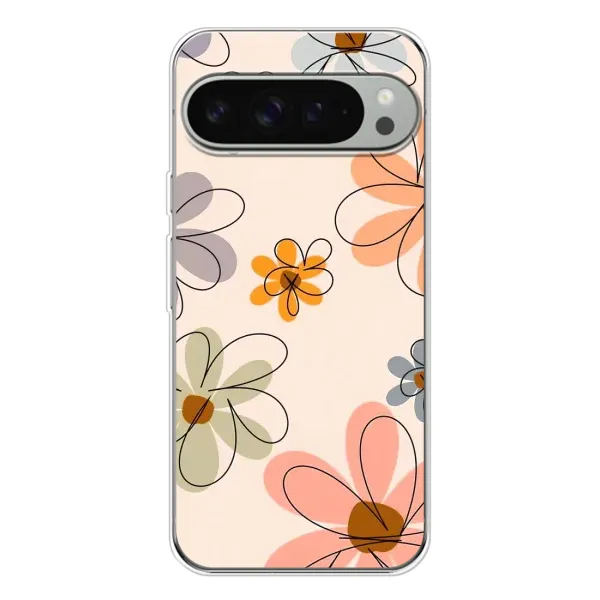 Чохол з принтом «Кольорові квіти» для Google Pixel 10 Pro XL Чохол з принтом «Кольорові квіти» для Google Pixel 10 Pro XL