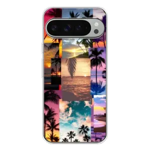 Силиконовый чехол с КАРТИНКАМИ лето для Google Pixel 10 Pro XL (AlphaPrint) (Летний отпуск)