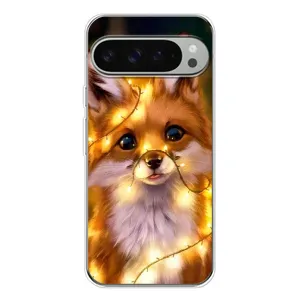 Чохли з картинкою Лисичка для Google Pixel 10 Pro XL (VPrint) (Лисичка в гірляндах)