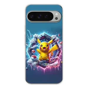 Чохол з Пікачу на Google Pixel 10 Pro XL (Лого Пікачу)
