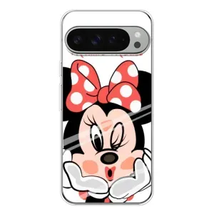 Эксклюзивный чехол для Google Pixel 10 Pro XL (AlphaPrint - Мультяшные) (Маус Минни)