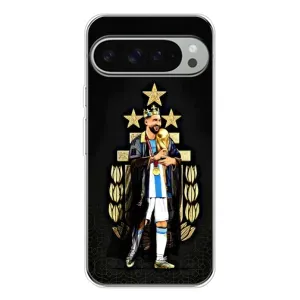Чехлы для Google Pixel 10 Pro XL (Leo чемпион) (AlphaPrint) (Месси Король)