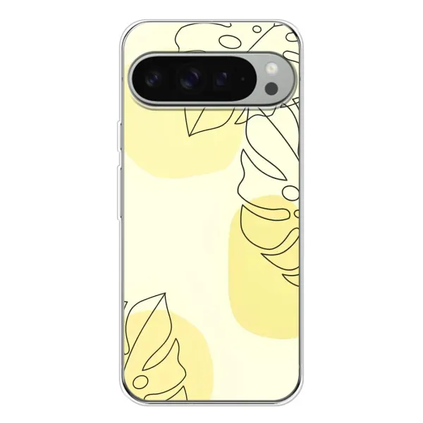 Чохол з принтом «Жовта монстера арт» для Google Pixel 10 Pro XL Чохол з принтом «Жовта монстера арт» для Google Pixel 10 Pro XL