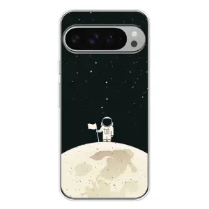 Космические Чехлы для Пиксель 10 Про ХЛ (VPrint) (На луне)