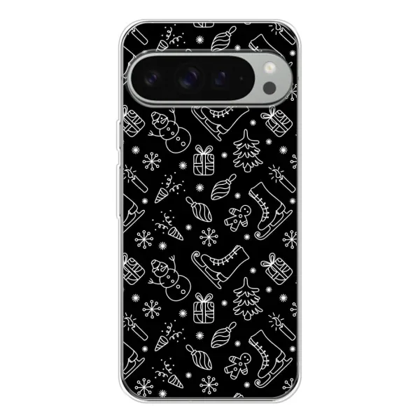 Чехол с принтом «Новогодний фон» для Google Pixel 10 Pro XL