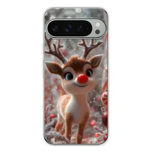 Яскравий чохол для Google Pixel 10 Pro XL з Зимові Оленята