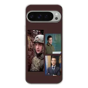 Чехол для Google Pixel 10 Pro XL (AlphaPrint - с принтом Зеленского)
