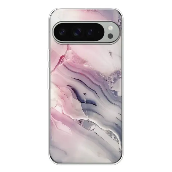 Чохол з принтом «Пурпурний Мрамор» для Google Pixel 10 Pro XL