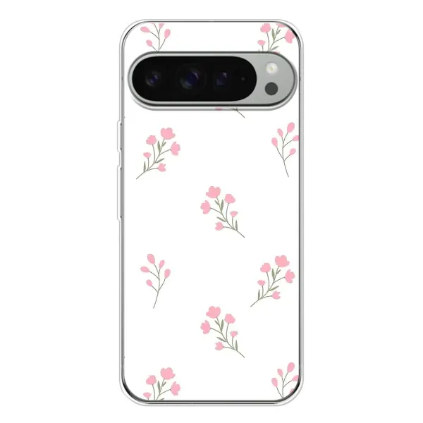 Чехол с принтом «Розовые цветы» для Google Pixel 10 Pro XL