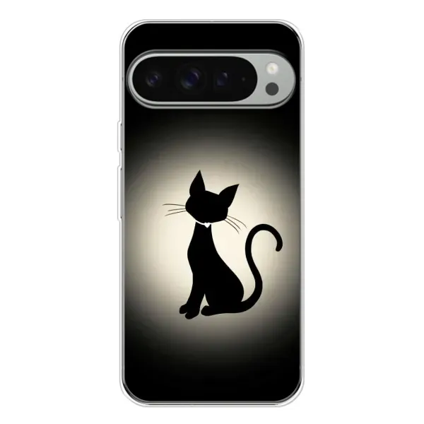 Чохол з принтом «Силует котика» для Google Pixel 10 Pro XL