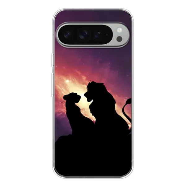 Чехол с принтом «Силуэт Симба и Налу» для Google Pixel 10 Pro XL