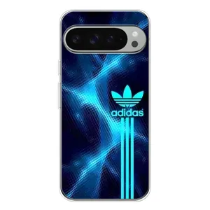 Чехлы Адидас для Google Pixel 10 Pro XL (AlphaPrint) (Синий Адидас)