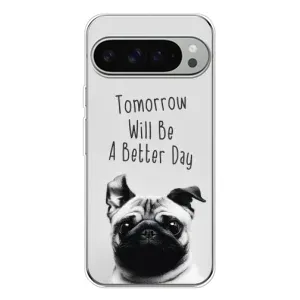 Чехлы с собаками для Google Pixel 10 Pro XL (VPrint) (Смешной Мопс)