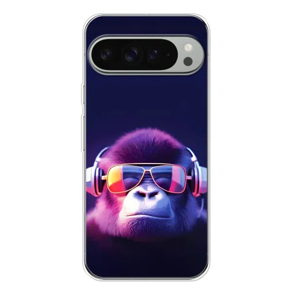 Чехол с принтом «Стильная обезьяна» для Google Pixel 10 Pro XL