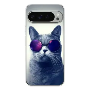 Чехол с принтом для Google Pixel 10 Pro XL (AlphaPrint) Модные коты