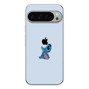 Чехол с принтом Стич на Google Pixel 10 Pro XL (Stitch apple)