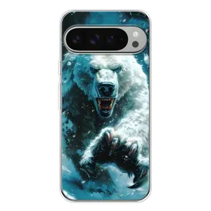 Чехол с картинкой «Хищники» для Google Pixel 10 Pro XL (Полярный медведь)