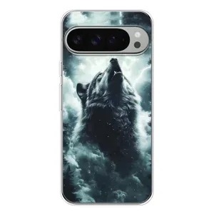 Чехол с картинкой «Хищники» для Google Pixel 10 Pro XL (Волк в облаках)