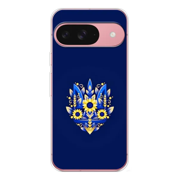 Чехол с принтом «Цветочный Герб» для Google Pixel 10 Pro