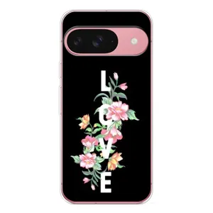 Чехлы для любимой на Пиксель 10 Про (VPrint) (Цветы LOVE)