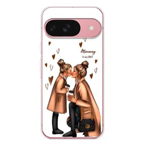 Чехол с печатью для Google Pixel 10 Pro - (Мама с ребенком) (AlphaPrint)