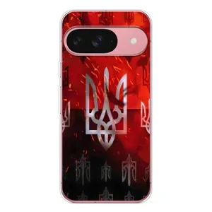 Украинские Чехлы для Google Pixel 10 Pro с картинкой УПА (AlphaPrint) (ГЕРБ УПА)