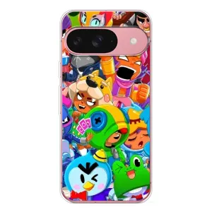 Чехлы Brawl Stars для Google Pixel 10 Pro (AlphaPrint) (Герої Бравл Старс)