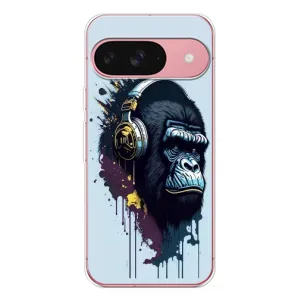 Чохол з Мавпами Google Pixel 10 Pro - (AlphaPrint) (Горила в навушниках)