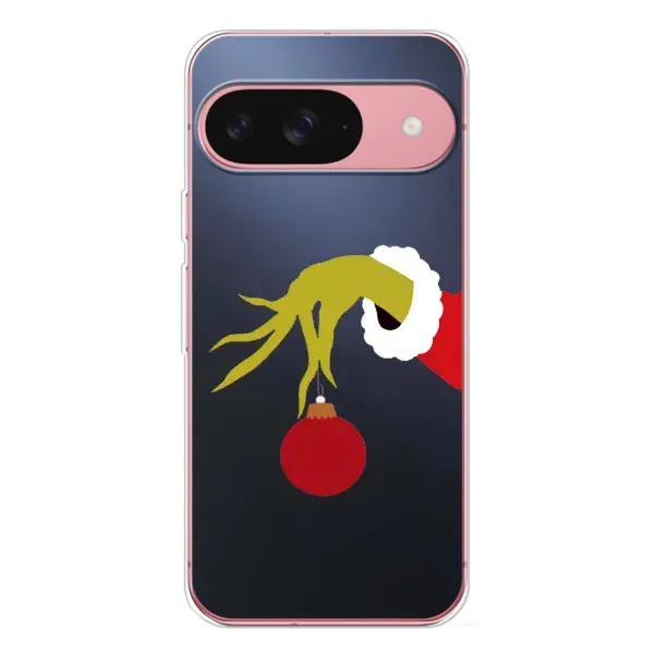 Чохол з принтом «Грінч з іграшкою» для Google Pixel 10 Pro Чохол з принтом «Грінч з іграшкою» для Google Pixel 10 Pro