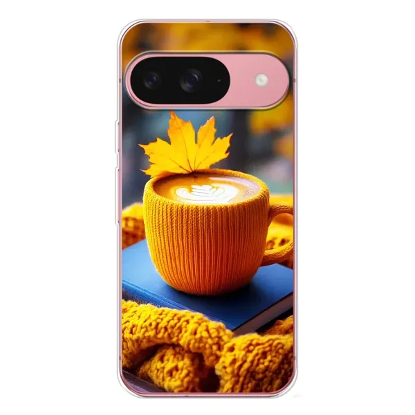 Чохол з принтом «Кава на жовтому пледі» для Google Pixel 10 Pro
