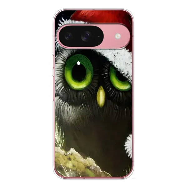 Чохол з принтом «Новорічна Сова» для Google Pixel 10 Pro