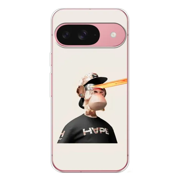 Чохол з принтом «мавпа NFT в окулярах» для Google Pixel 10 Pro