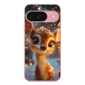 Чохол з принтом «Оленятко серед гірлянд» для Google Pixel 10 Pro