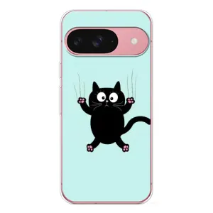 Чохол з принтом для Google Pixel 10 Pro (AlphaPrint) Модні коти (Падаючий кіт)