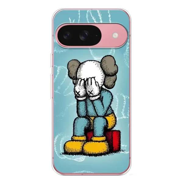Чохол з принтом «Плач Bearbrick» для Google Pixel 10 Pro