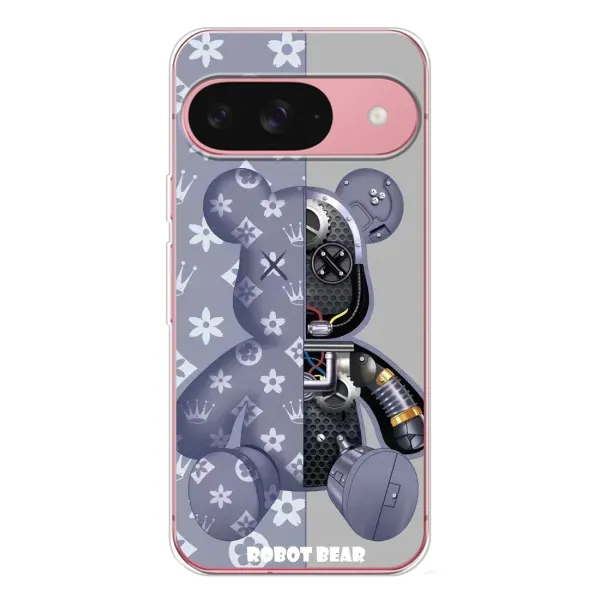Чохол з принтом «Робот Медведик» для Google Pixel 10 Pro Чохол з принтом «Робот Медведик» для Google Pixel 10 Pro