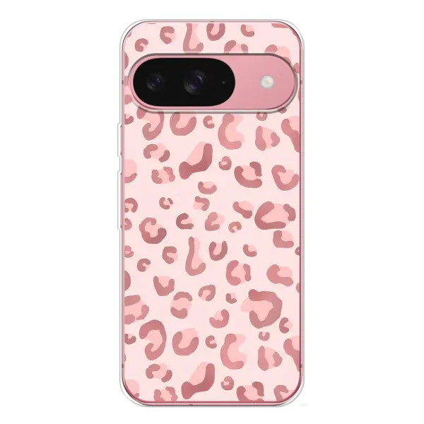 Чохол з принтом «Рожевий леопард» для Google Pixel 10 Pro