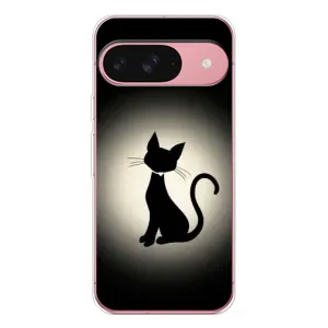 Чохол з принтом для Google Pixel 10 Pro (AlphaPrint) Модні коти (Силует котика)
