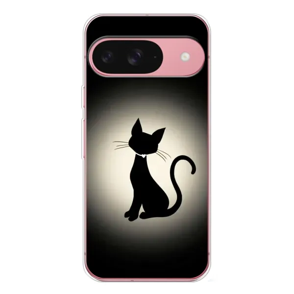 Чохол з принтом «Силует котика» для Google Pixel 10 Pro Чохол з принтом «Силует котика» для Google Pixel 10 Pro