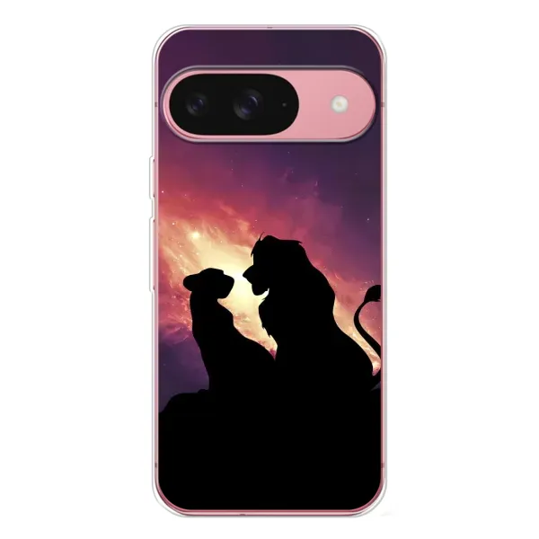 Чехол с принтом «Силуэт Симба и Налу» для Google Pixel 10 Pro