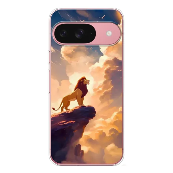 Чехол с принтом «Симба на скале» для Google Pixel 10 Pro