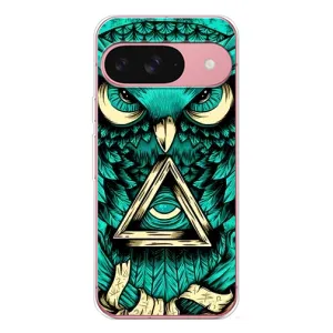 Чехол с птицами на Google Pixel 10 Pro (VPrint) (Сова с глазом)