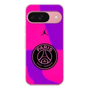 Чохли PSG для Google Pixel 10 Pro (AlphaPrint) (яскравий ПСЖ)