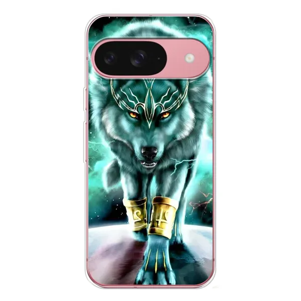 Чехол с принтом «Яркий волк» для Google Pixel 10 Pro