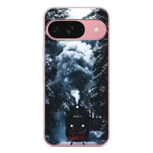 Новорічні, Святкові Чохли для Google Pixel 10 Pro - 2024 год (Зимовий потяг)