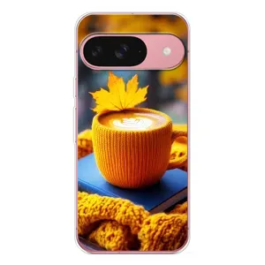 Чехол с уникальным дизайном «Осень с кофе» для Google Pixel 10 (Кофе на желтом пледе)
