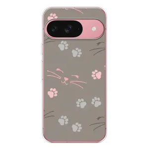 Чехол с рисунком кот на Google Pixel 10 (Лапы и усы)