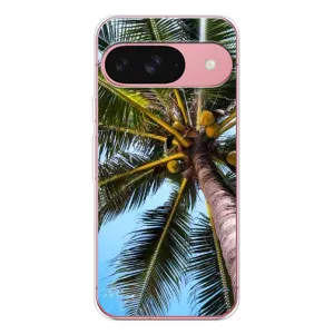Силиконовый чехол с КАРТИНКАМИ лето для Google Pixel 10 (AlphaPrint) (Пальма)