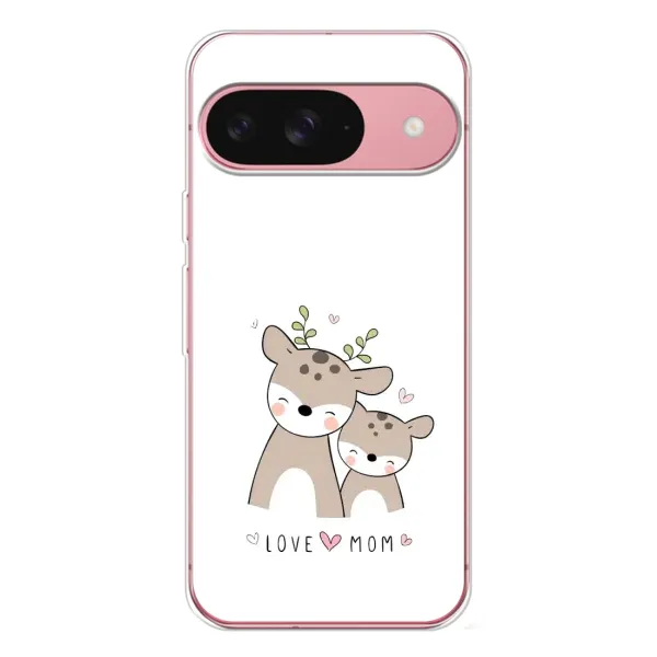 Чехол с принтом «Оленята мама и малыш» для Google Pixel 10